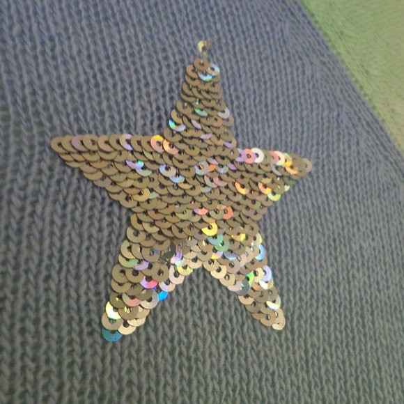 Wildfox Star Gazer Sequin Sweater, Starlight, XS - Picture 6 of 7